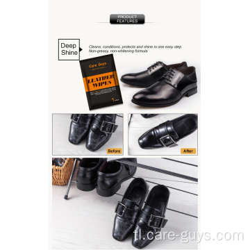 Sapatos ng Shee Shine Product Product Professional Leather Wipes